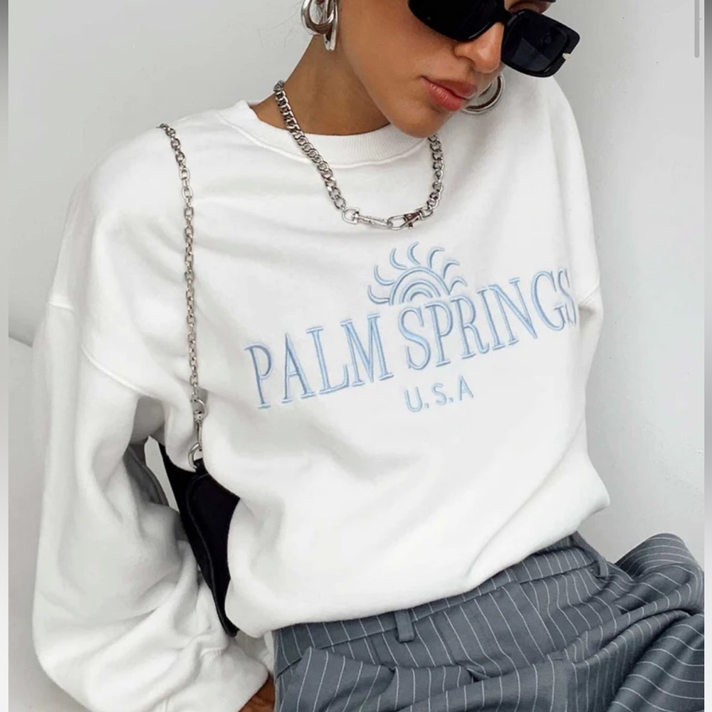 Princess Polly Palm Springs Crewneck